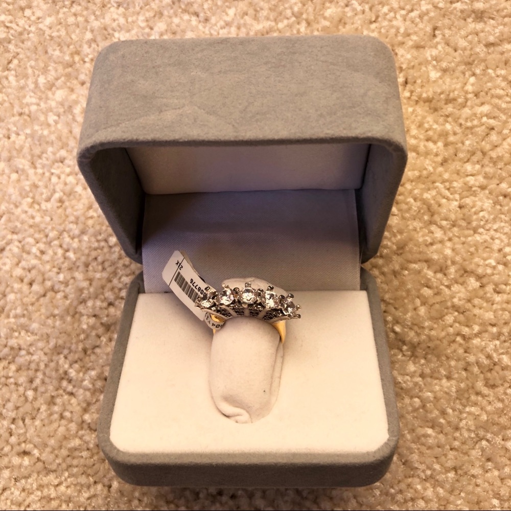 21 K Yellow & white Gold ring - Picture 7 of 7
